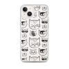 Cartoonish Cat iPhone Clear Case