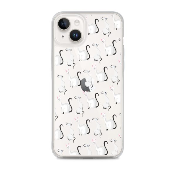 Classy Cats iPhone Clear Case