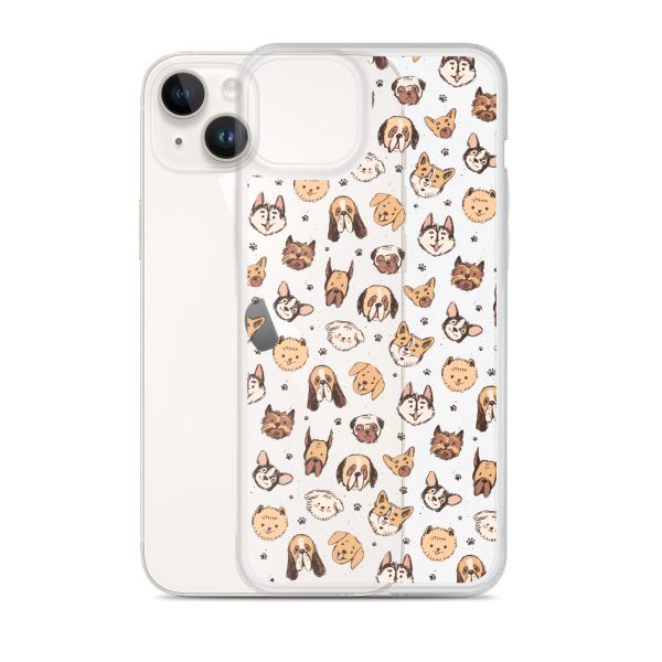 Cute Dog Breeds iPhone Clear Case