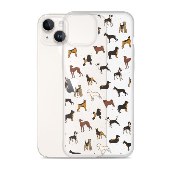 Dog Breeds iPhone Clear Case