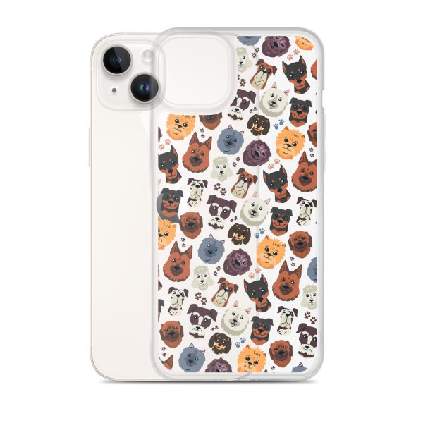 Dog Heads iPhone Clear Case