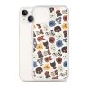Dog Heads Seamless iPhone Clear Case