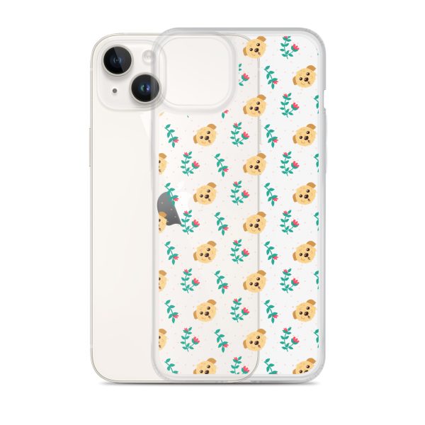 clear-case-for-iphone-iphone-14-plus-case-with-phone-6a1d6bd25b39c.jpg Dogs and Flowers iPhone Clear Case