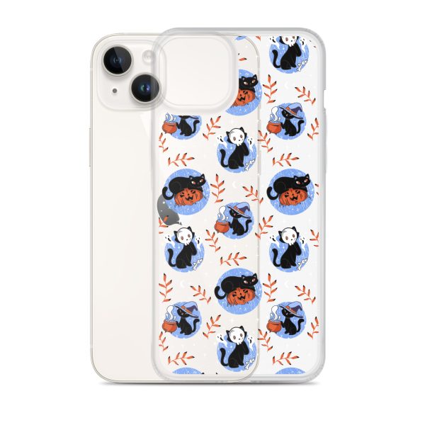 Halloween Cats iPhone Clear Case