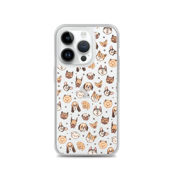 Cute Dog Breeds iPhone Clear Case