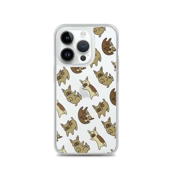 French Bulldog iPhone Clear Case