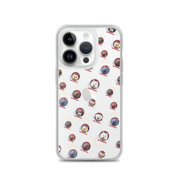 Space Dogs iPhone Clear Case
