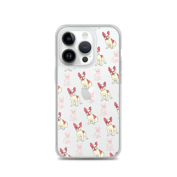 French Bulldog iPhone Clear Case