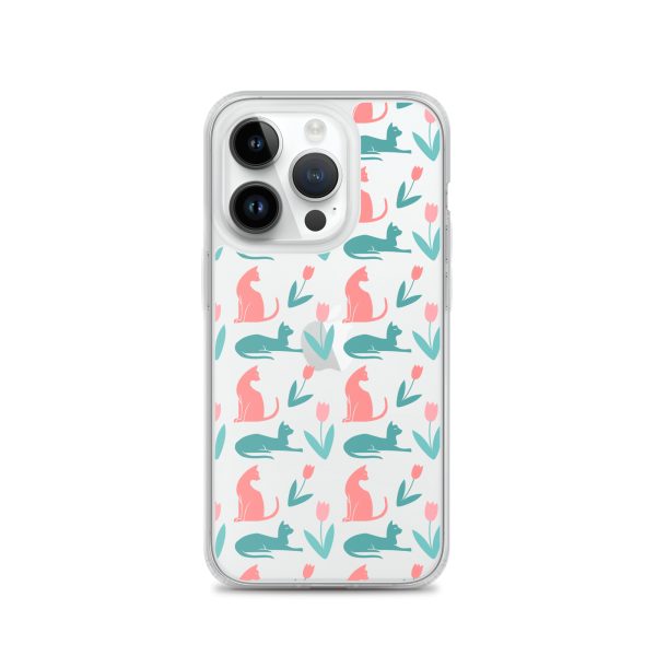 clear-case-for-iphone-iphone-14-pro-case-on-phone-6a1d6dc35639c.jpg Cat Silhouettes iPhone Clear Case