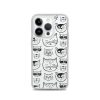 Cartoonish Cat iPhone Clear Case