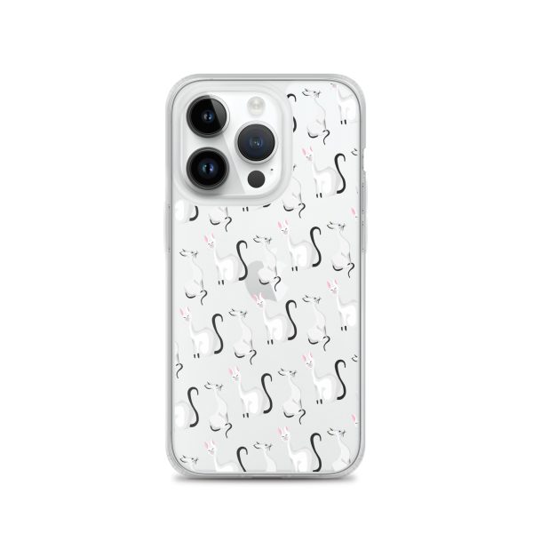 Classy Cats iPhone Clear Case