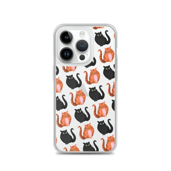 Cute Cat iPhone Clear Case