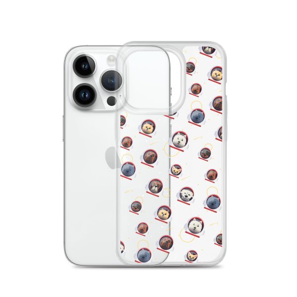 Space Dogs iPhone Clear Case
