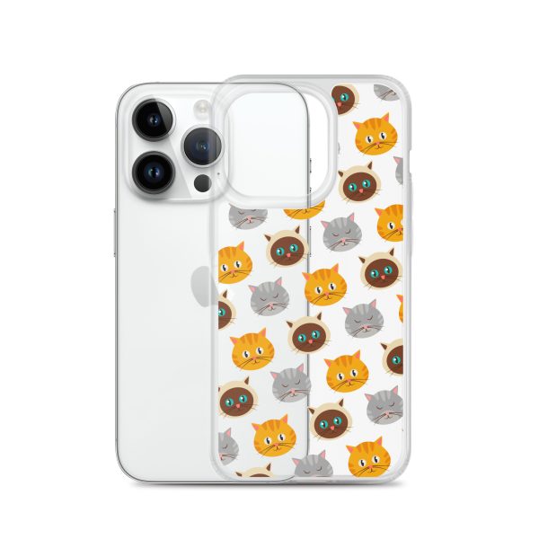 Cute Cats iPhone Clear Case