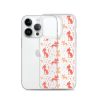 Cat Silhouettes Seamless iPhone Clear Case