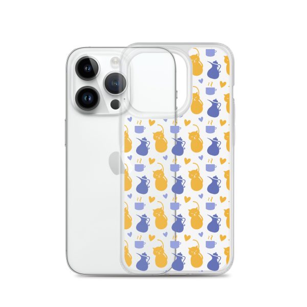 Tea and Cat iPhone Clear Case