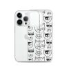 Cartoonish Cat iPhone Clear Case
