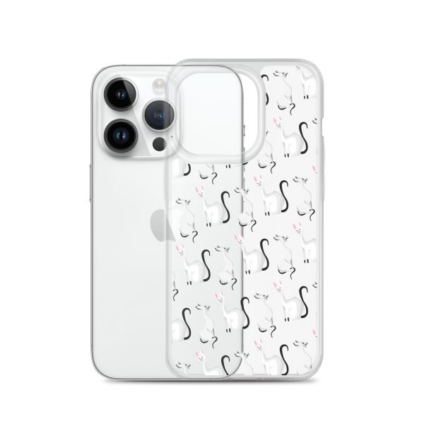 Classy Cats iPhone Clear Case