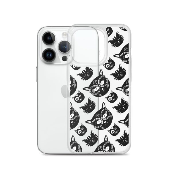 Funky Cats iPhone Clear Case