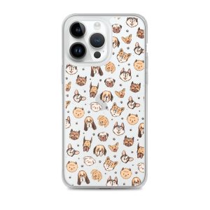 Cute Dog Breeds iPhone Clear Case