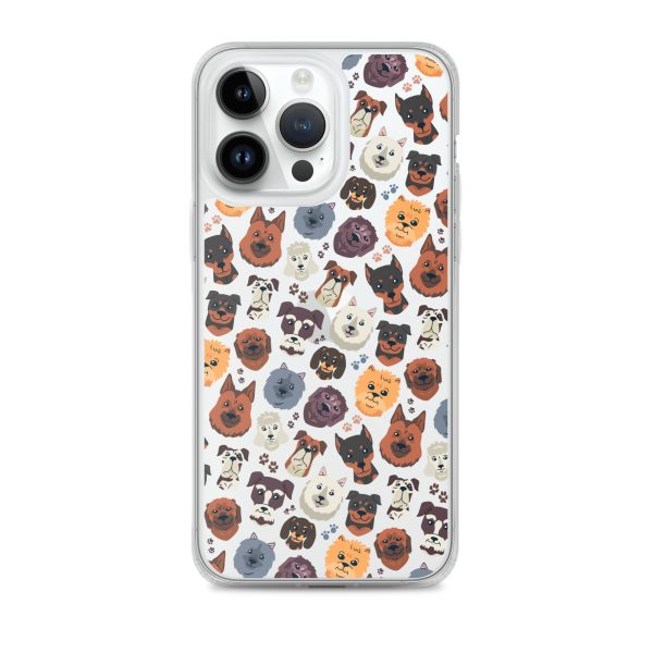 Dog Heads iPhone Clear Case