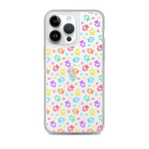 Puppy Paw Prints iPhone Clear Case