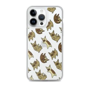French Bulldog iPhone Clear Case