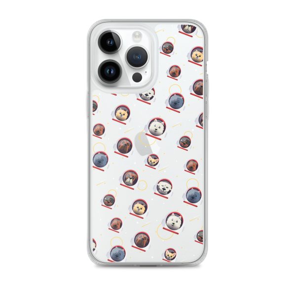 Space Dogs iPhone Clear Case