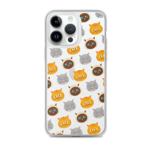 Cute Cats iPhone Clear Case