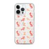 Cat Silhouettes Seamless iPhone Clear Case
