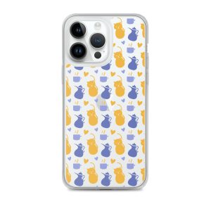 Tea and Cat iPhone Clear Case