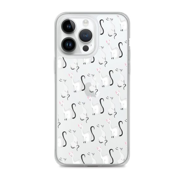 Classy Cats iPhone Clear Case
