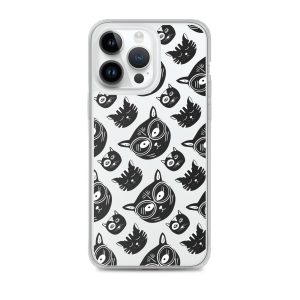 Funky Cats iPhone Clear Case