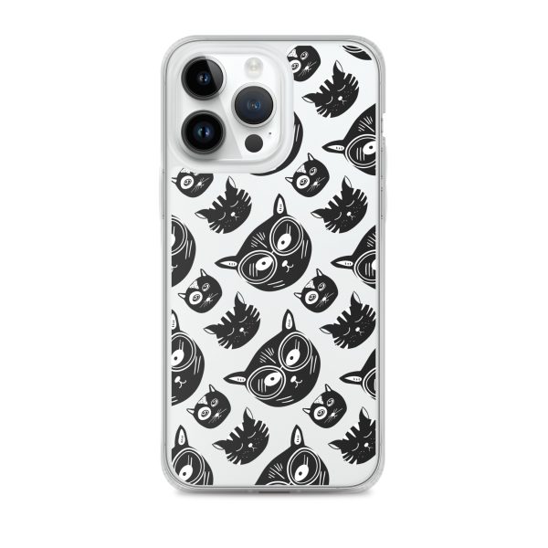 Funky Cats iPhone Clear Case