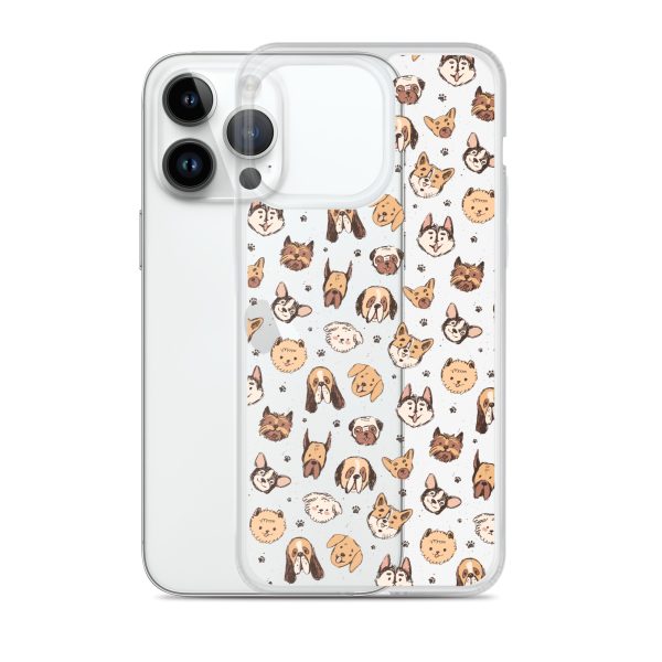 Cute Dog Breeds iPhone Clear Case