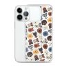 Dog Heads Seamless iPhone Clear Case