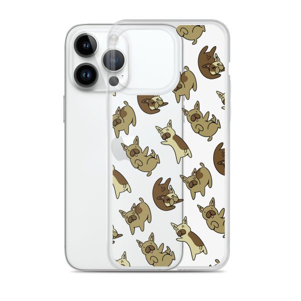 French Bulldog iPhone Clear Case