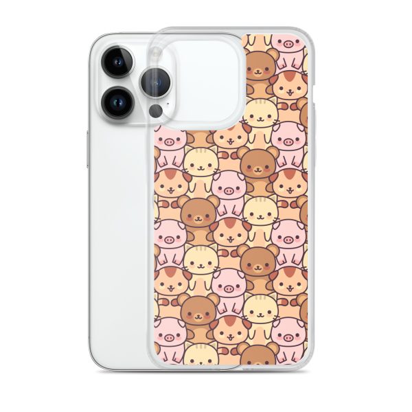 Kawaii Animals iPhone Clear Case