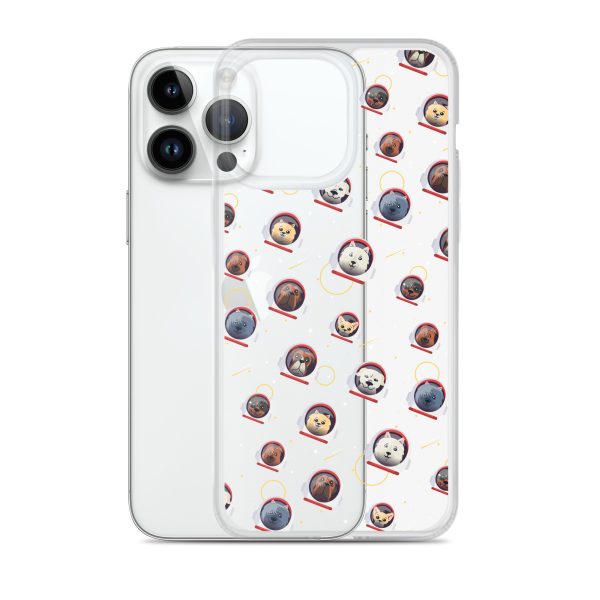 Space Dogs iPhone Clear Case