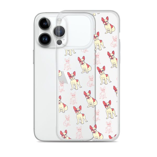 French Bulldog iPhone Clear Case