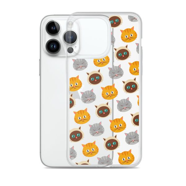 Cute Cats iPhone Clear Case
