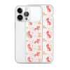 Cat Silhouettes Seamless iPhone Clear Case