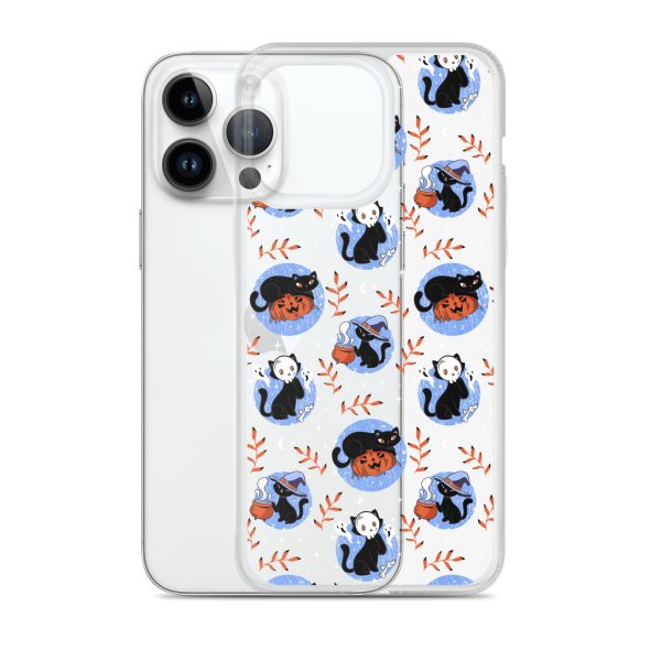 Halloween Cats iPhone Clear Case