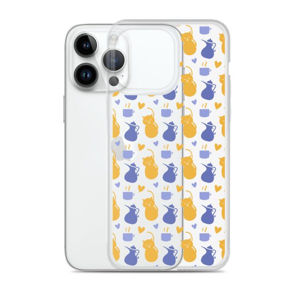 Tea and Cat iPhone Clear Case