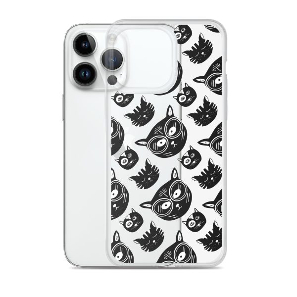 Funky Cats iPhone Clear Case