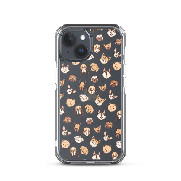 Cute Dog Breeds iPhone Clear Case