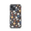 Dog Heads Seamless iPhone Clear Case
