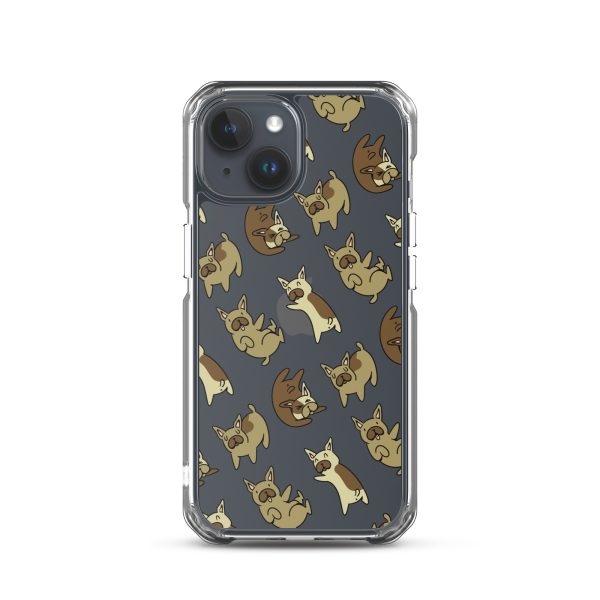 French Bulldog iPhone Clear Case