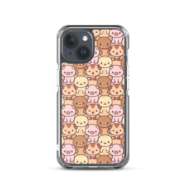 Kawaii Animals iPhone Clear Case