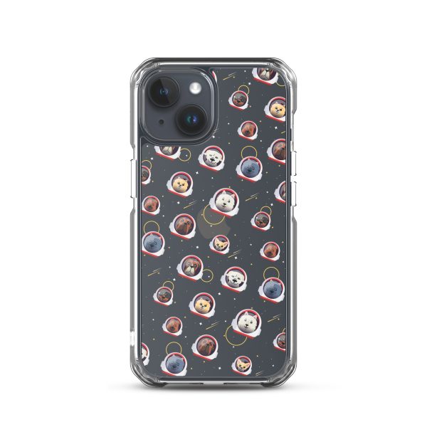 Space Dogs iPhone Clear Case